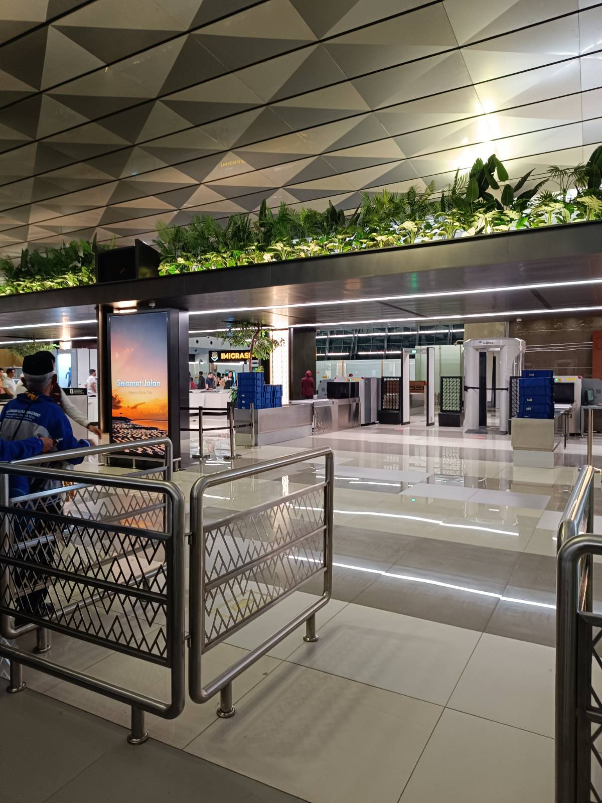 near immigration line of CGK airport