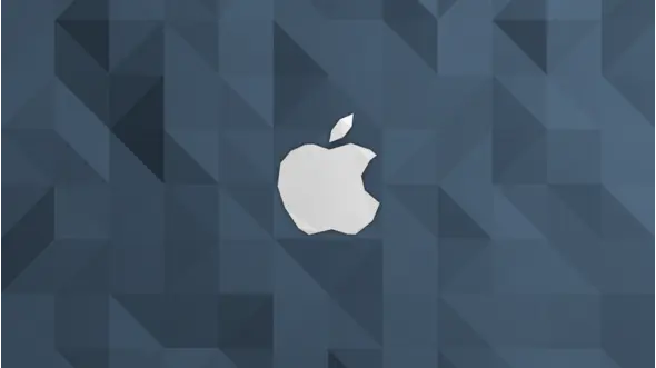 Apple - Geometric (blue_grey)